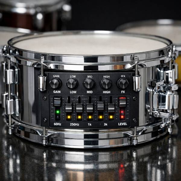 Equalizando a caixa - Equalização inicial na caixa/snare